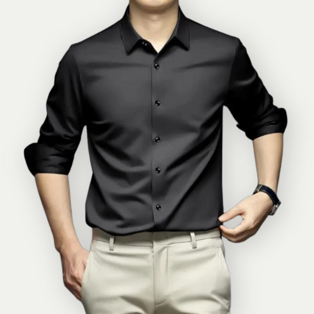 Męska koszula slim fit niewymagająca prasowania, elegancka i uniwersalna na każdą okazję
