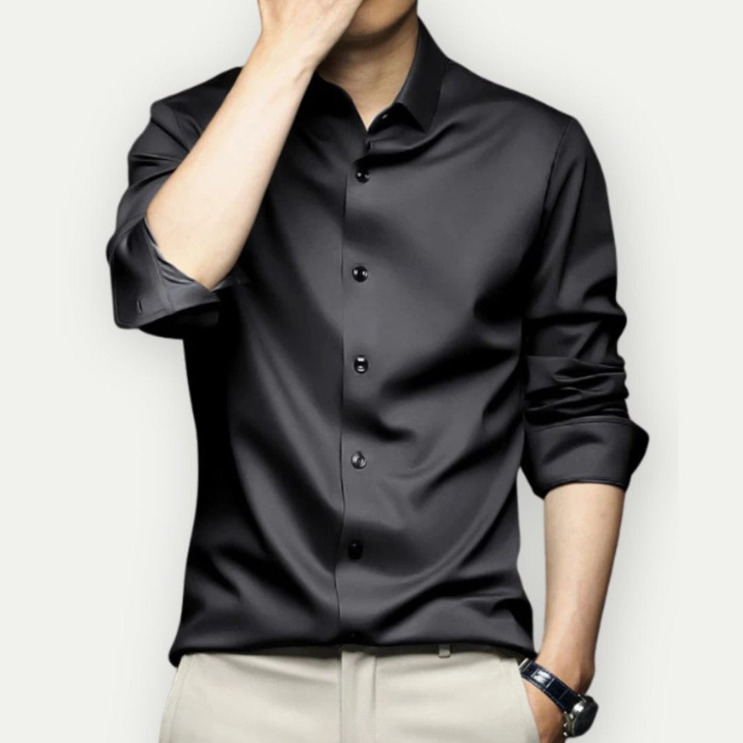 Męska koszula slim fit niewymagająca prasowania, elegancka i uniwersalna na każdą okazję
