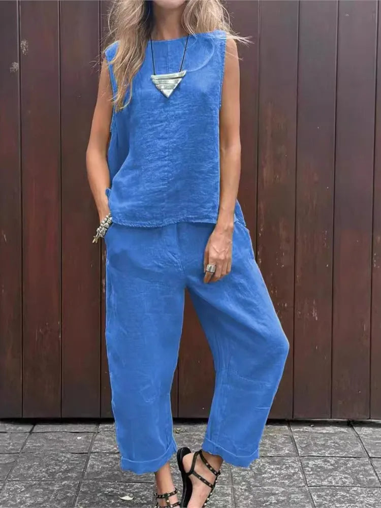 Weronika - Komplet damski 2-częściowy - Wygodna i modna kombinacja