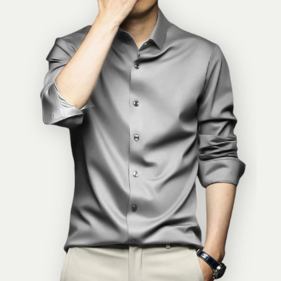 Męska koszula slim fit niewymagająca prasowania, elegancka i uniwersalna na każdą okazję