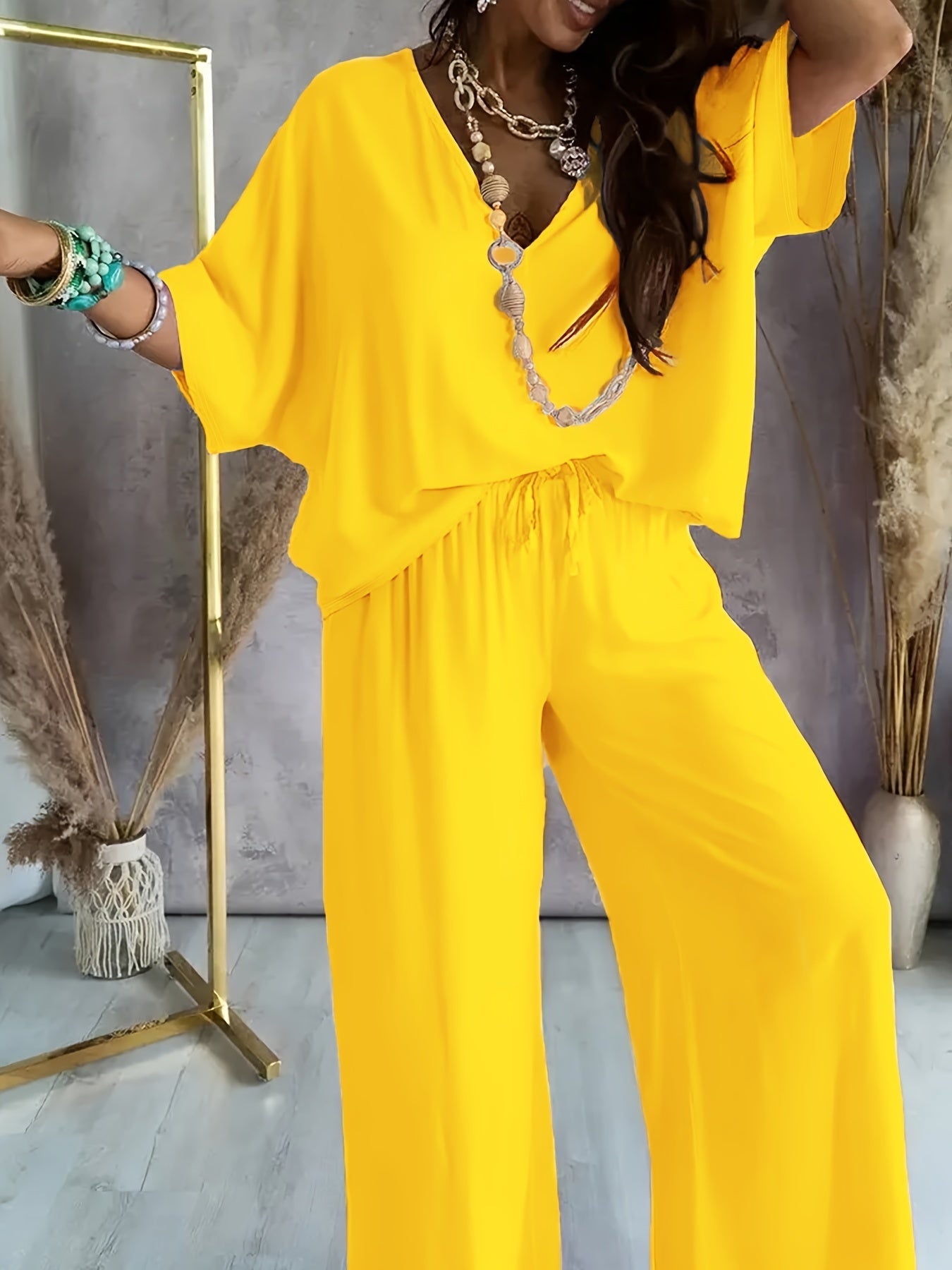 Dominika - Komplet damski casual - Dwuczęściowy zestaw dla swobodnego stylu