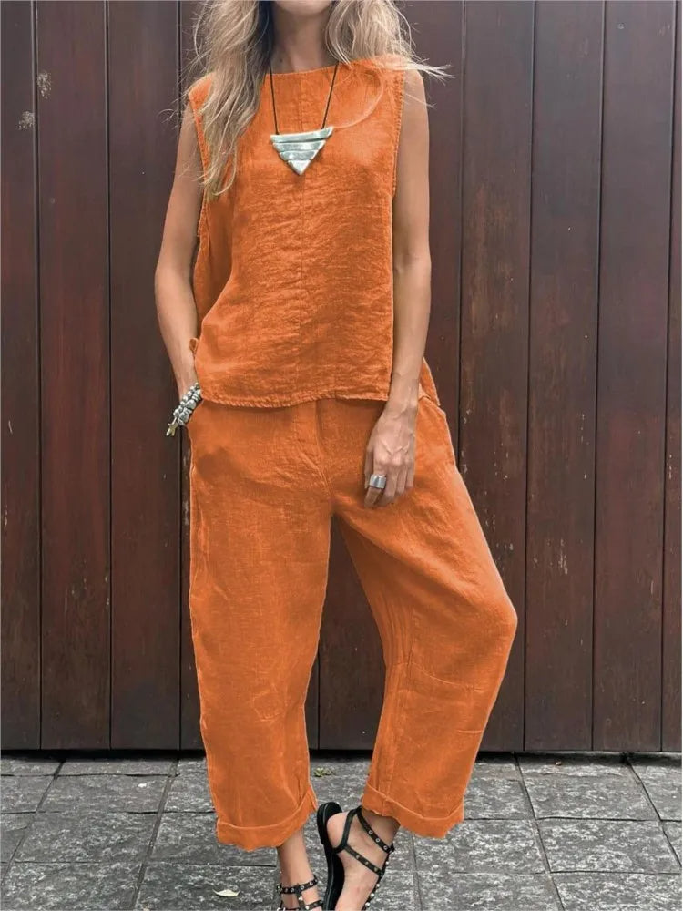 Weronika - Komplet damski 2-częściowy - Wygodna i modna kombinacja