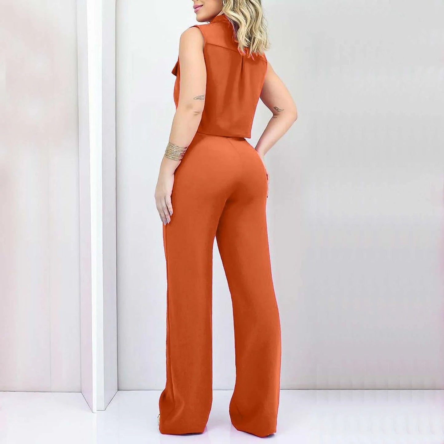 Magdalena - Komplet damski letni 2-częściowy - Przewiewny i stylowy design