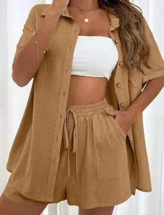 Ewelina - Komplet damski letni - Elegancki i lekki zestaw