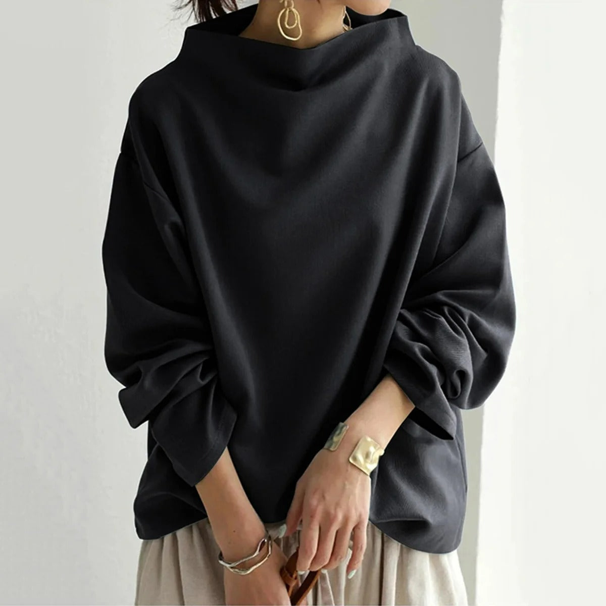 Marcelina | Sweter damski z golfem