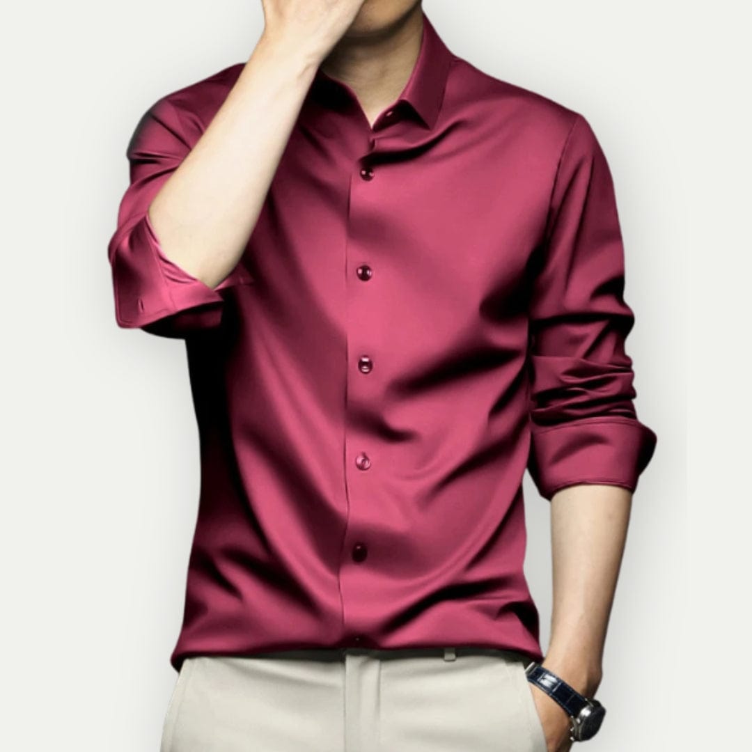 Męska koszula slim fit niewymagająca prasowania, elegancka i uniwersalna na każdą okazję