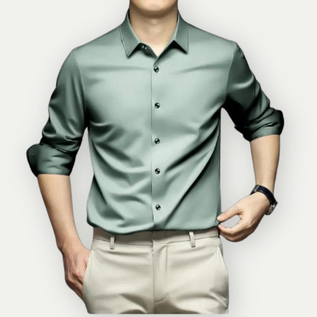 Męska koszula slim fit niewymagająca prasowania, elegancka i uniwersalna na każdą okazję