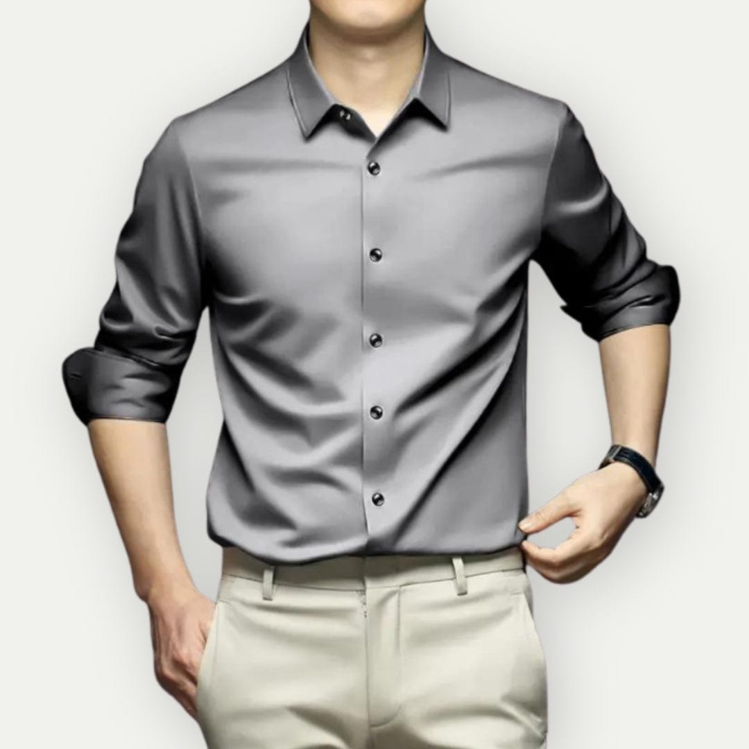 Męska koszula slim fit niewymagająca prasowania, elegancka i uniwersalna na każdą okazję