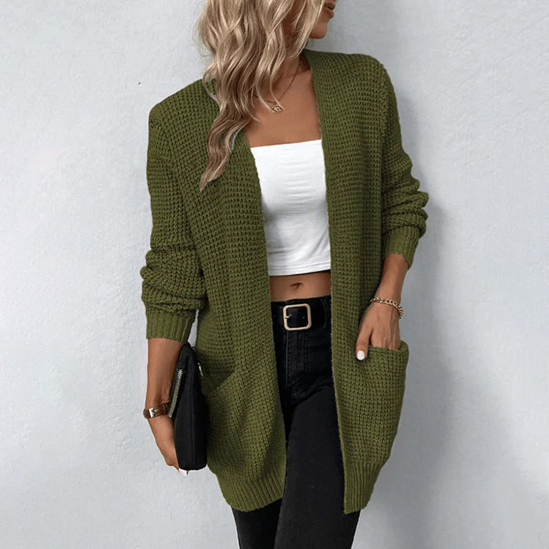 Emilia - Stylowy Sweter z Dekoltem V