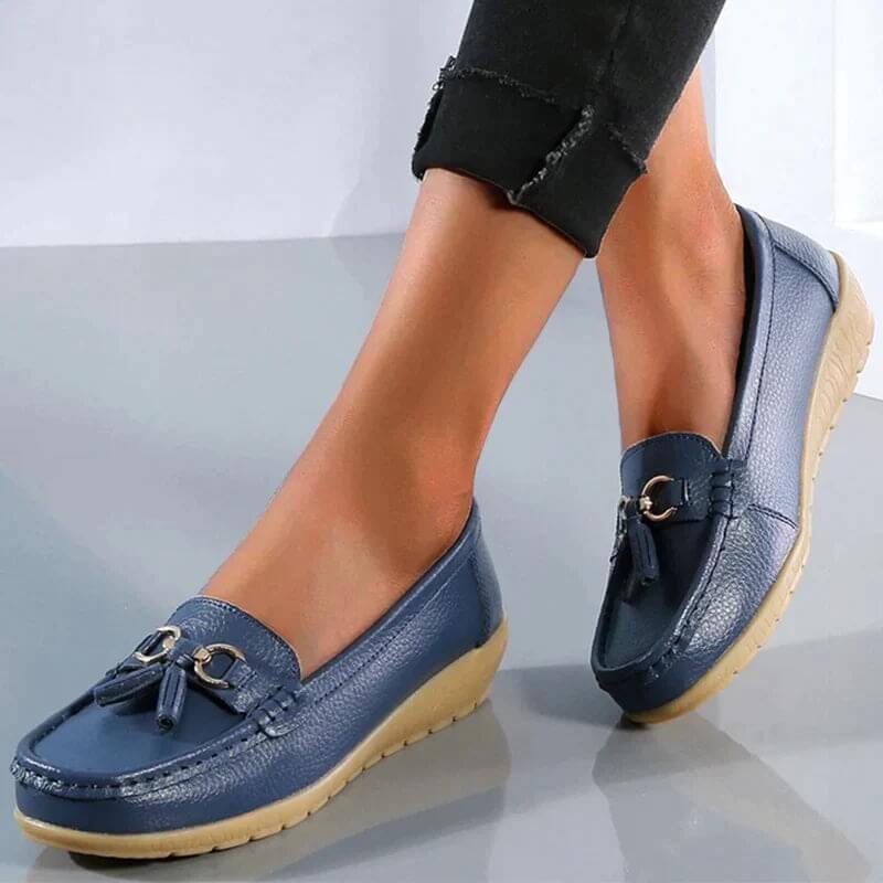 Aniela - Skórzane Loafers - Eleganckie i Wygodne