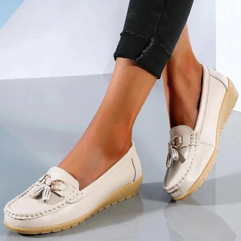 Aniela - Skórzane Loafers - Eleganckie i Wygodne