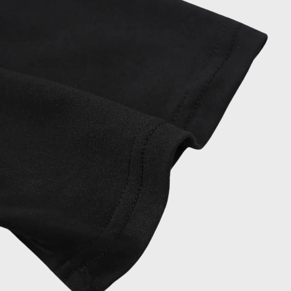 Zosimo | T-shirt męski jesień bawełna z napisem i minimalistycznym stylem o klasycznym kroju