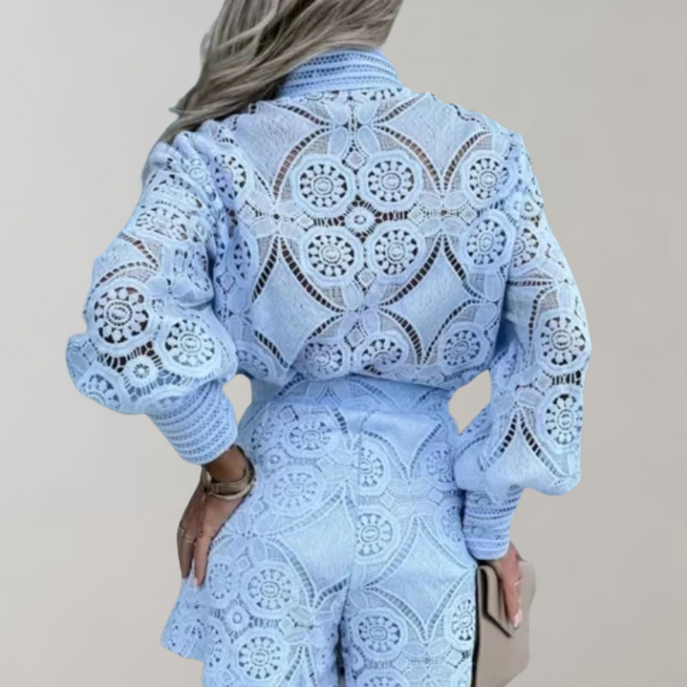 Izabela - Komplet damski letni - Modny dwuczęściowy design