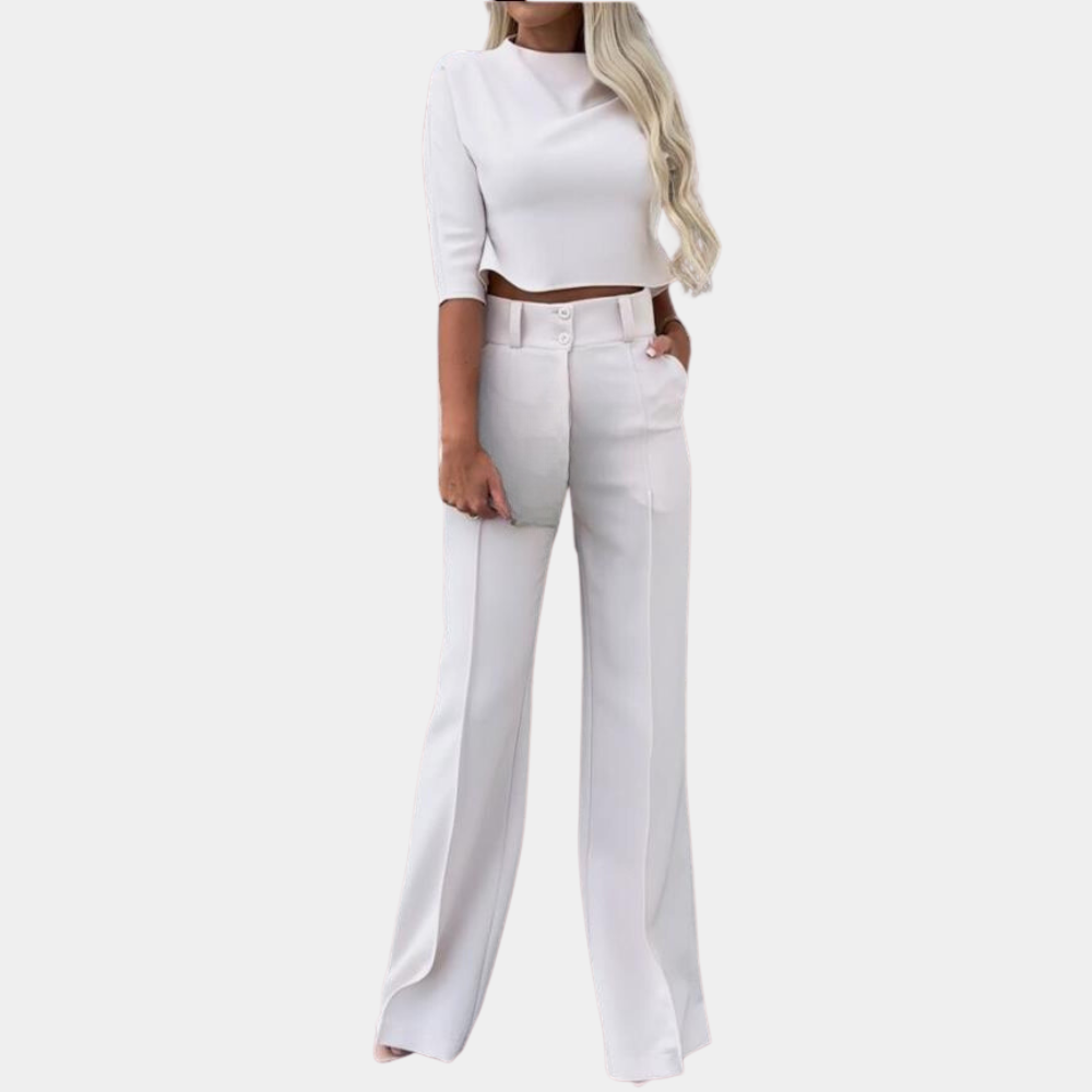 Ewelina - Komplet damski elegancki - Stylowa opcja na różne okazje
