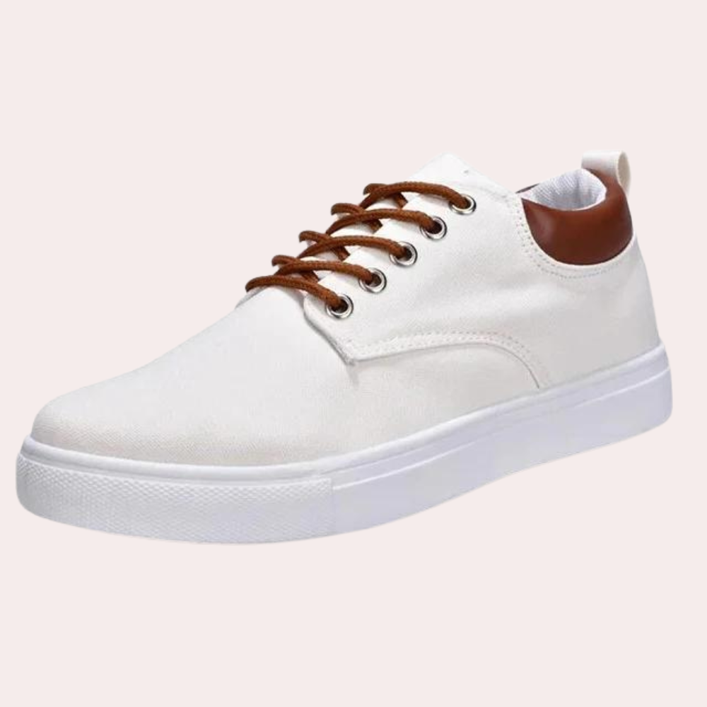 Birger | Buty męskie jesień lekkie materiał tekstylny z kontrastowymi sznurowadłami i casualowym fasonem