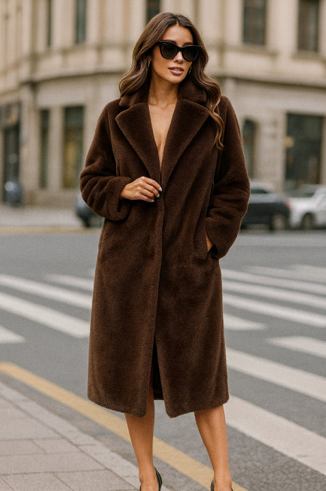 Lidia | Płaszcz women długi