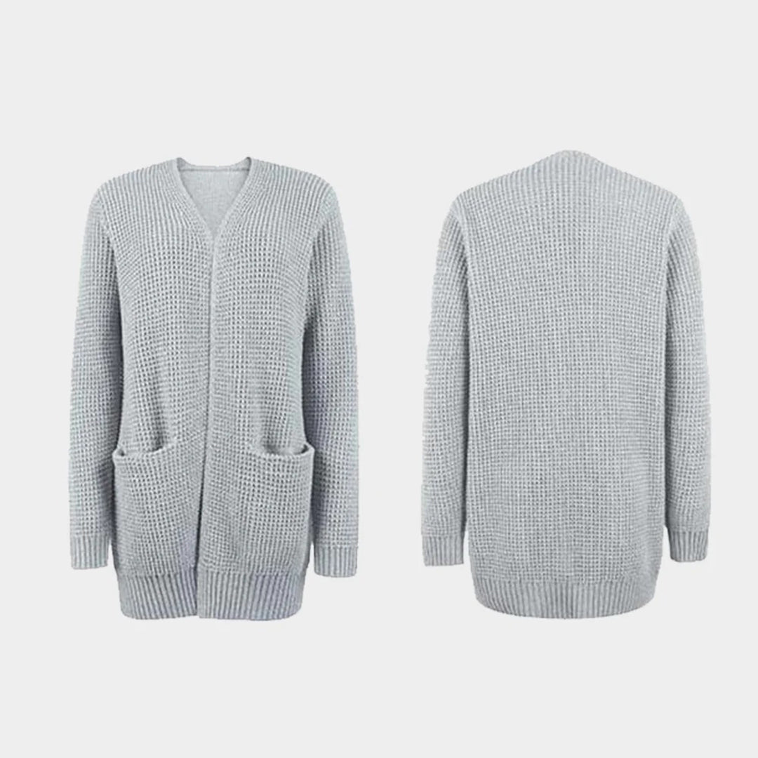 Emilia - Stylowy Sweter z Dekoltem V