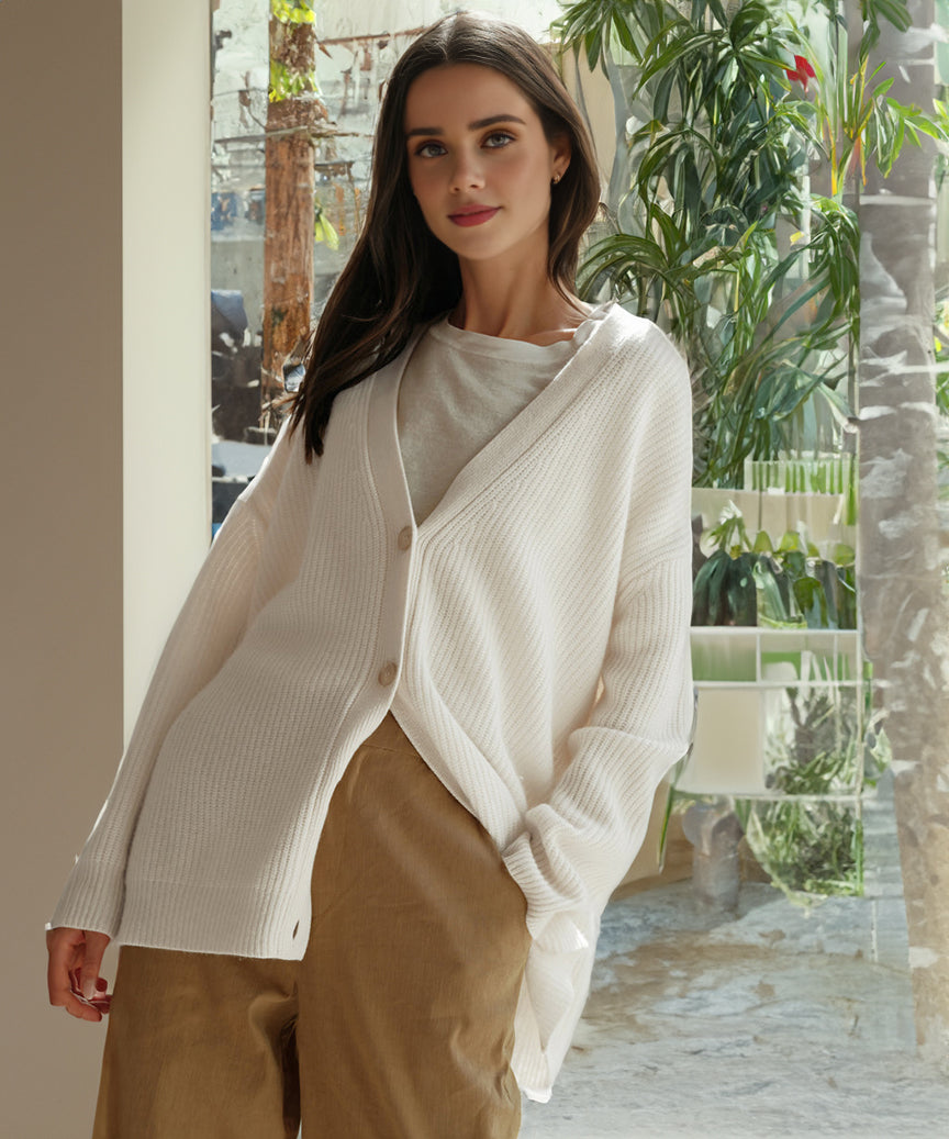 Iwona | Kardigan damski oversize