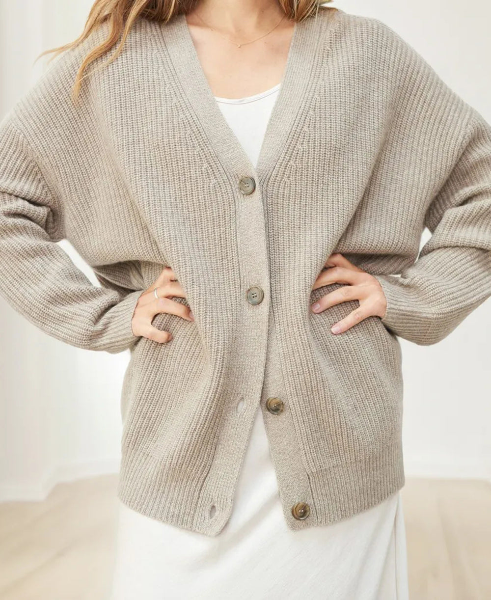 Iwona | Kardigan damski oversize