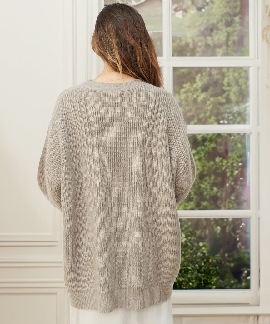 Iwona | Kardigan damski oversize