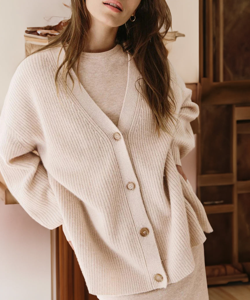 Iwona | Kardigan damski oversize