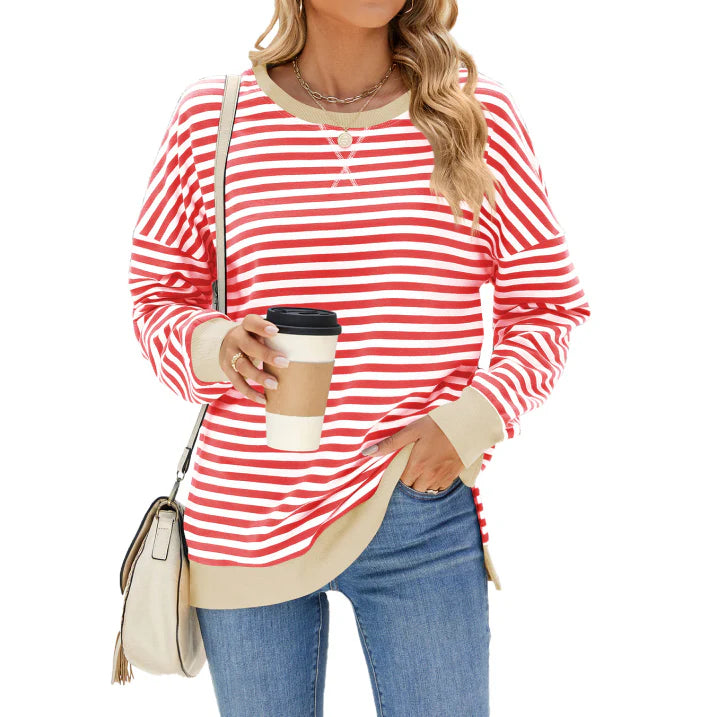Aurelia | Sweter damski w paski