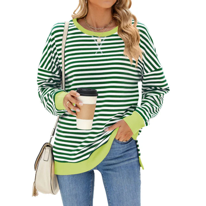 Aurelia | Sweter damski w paski