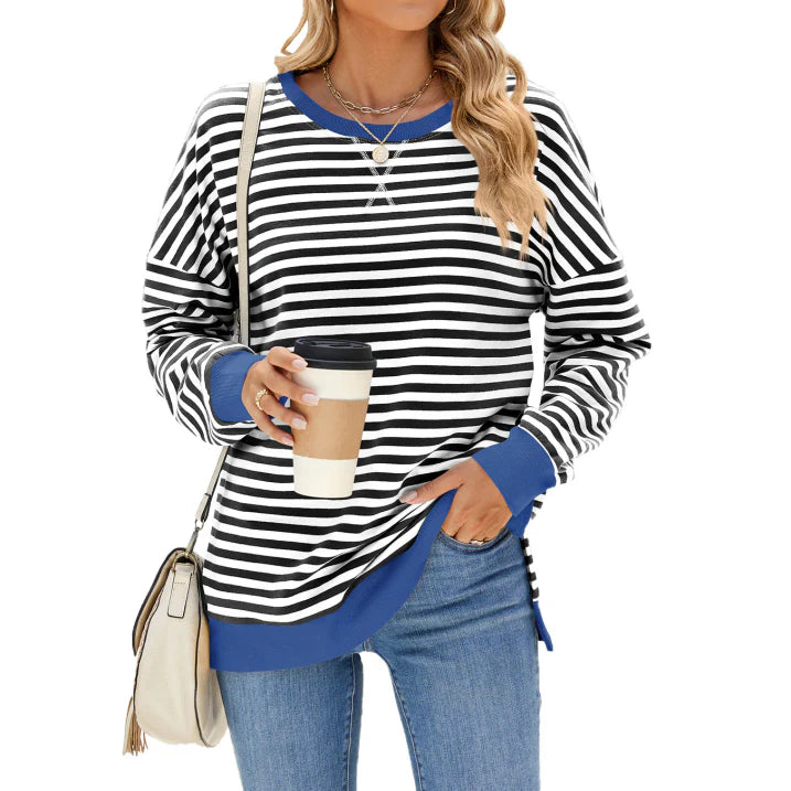 Aurelia | Sweter damski w paski