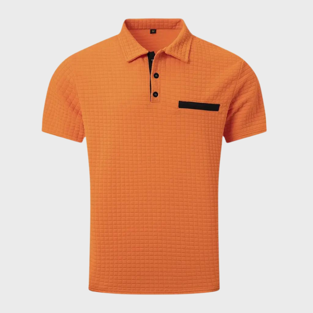 Męska koszulka polo z krótkim rękawem, elegancka i komfortowa, dostępna w wielu kolorach