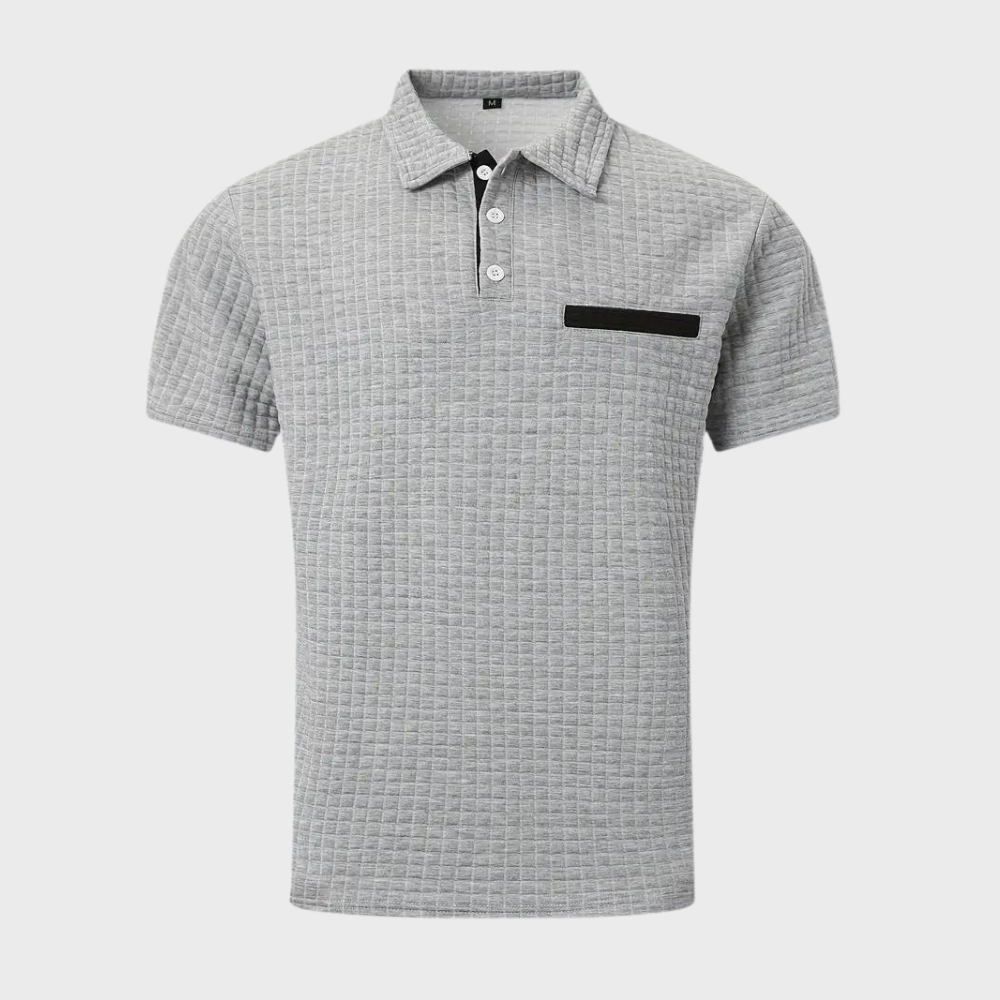 Męska koszulka polo z krótkim rękawem, elegancka i komfortowa, dostępna w wielu kolorach