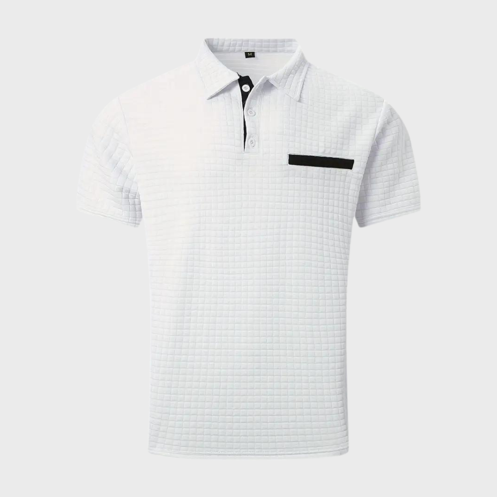 Męska koszulka polo z krótkim rękawem, elegancka i komfortowa, dostępna w wielu kolorach