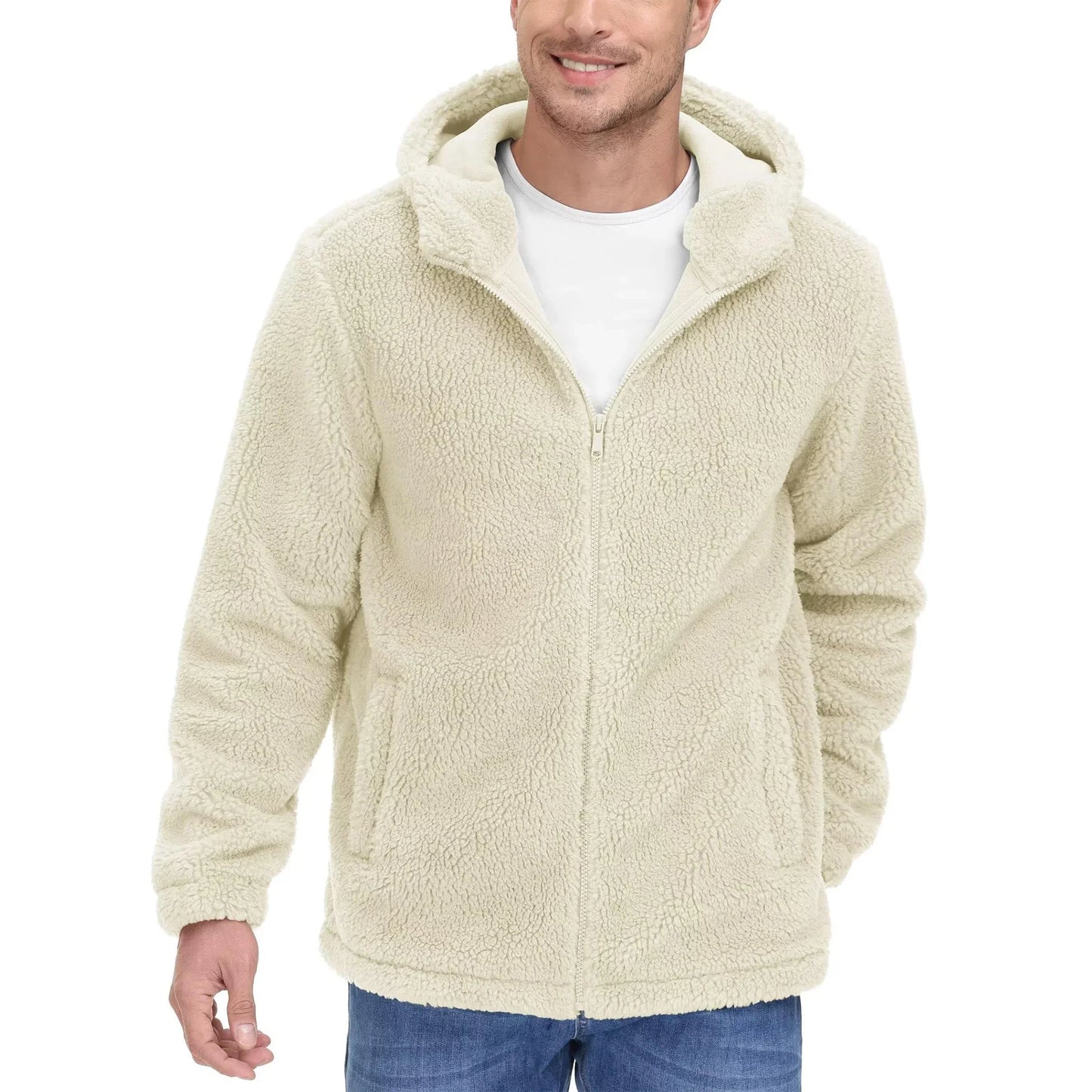Mathis | Bluza polarowa męska z kapturem