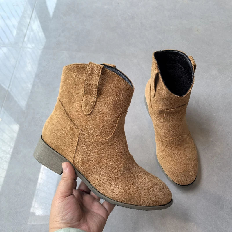 Kalina | Botki damskie western