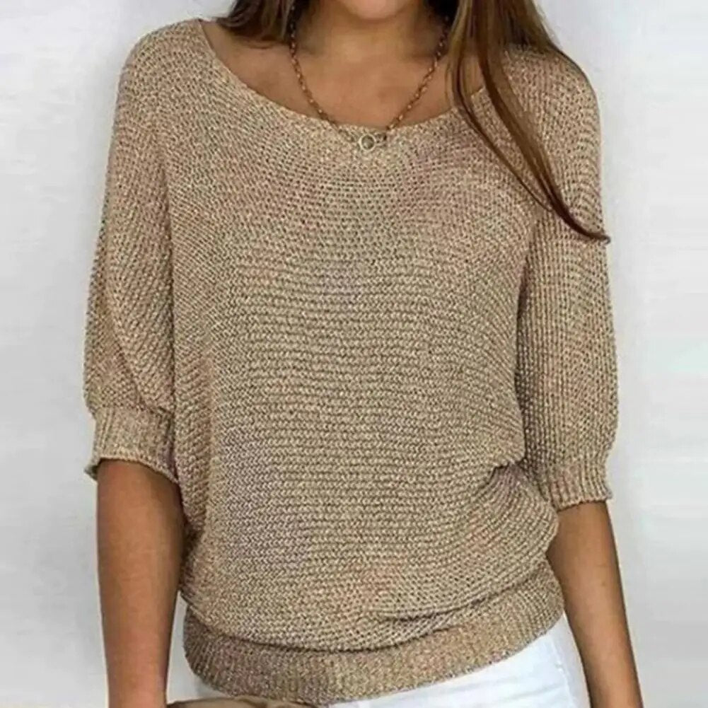 Izabela | Sweter damski z rękawem 3/4