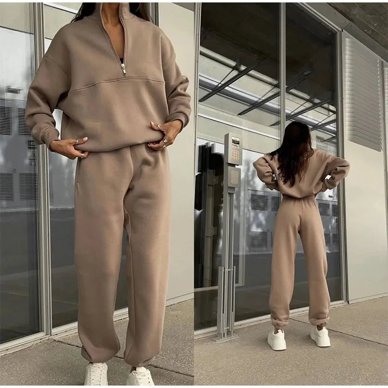Karolina - Komplet damski lounge - Miejski komfort w nowoczesnym stylu