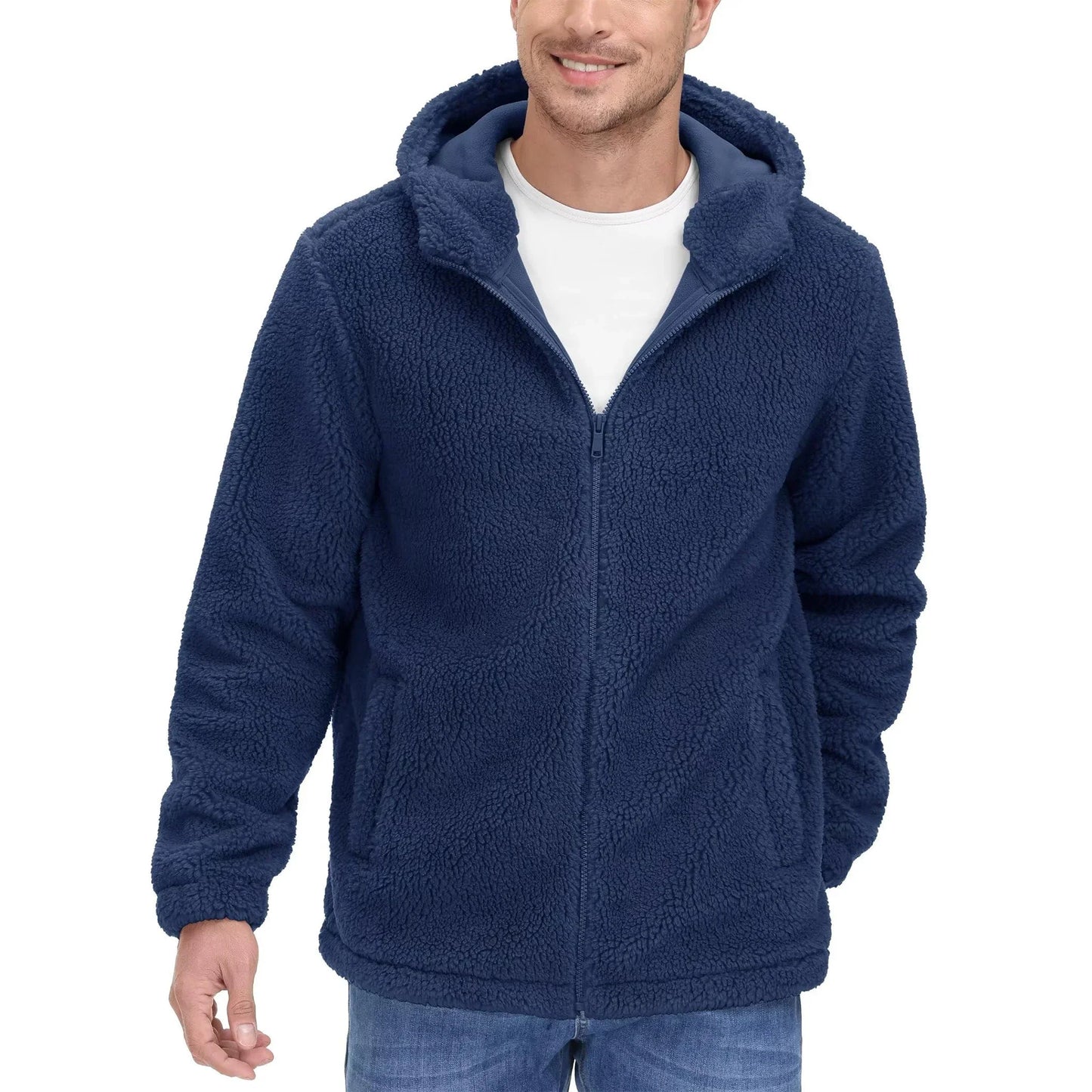 Mathis | Bluza polarowa męska z kapturem