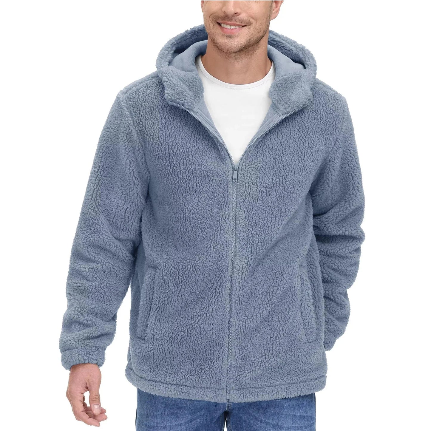 Mathis | Bluza polarowa męska z kapturem