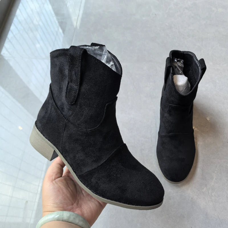 Kalina | Botki damskie western