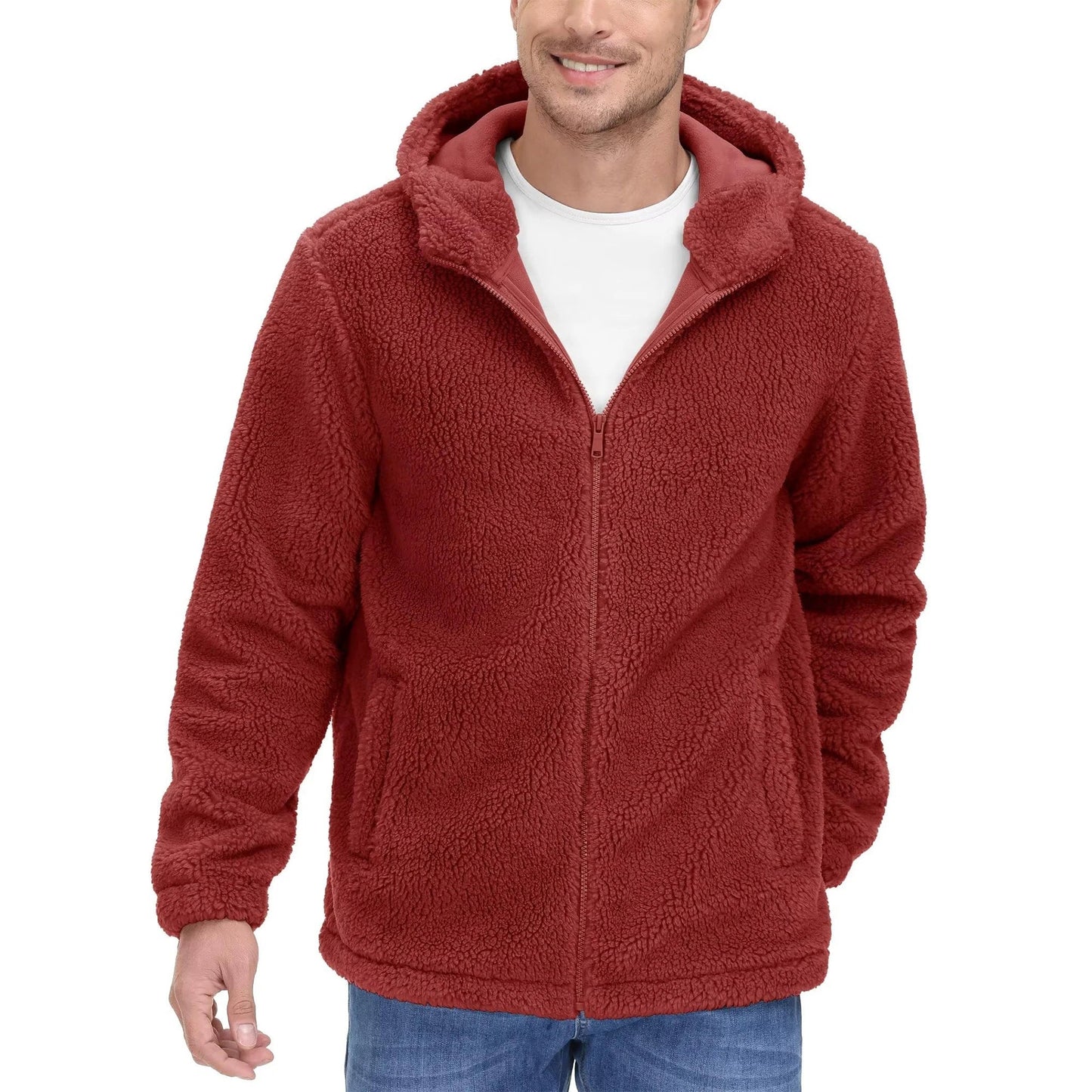 Mathis | Bluza polarowa męska z kapturem