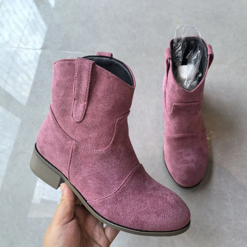 Kalina | Botki damskie western