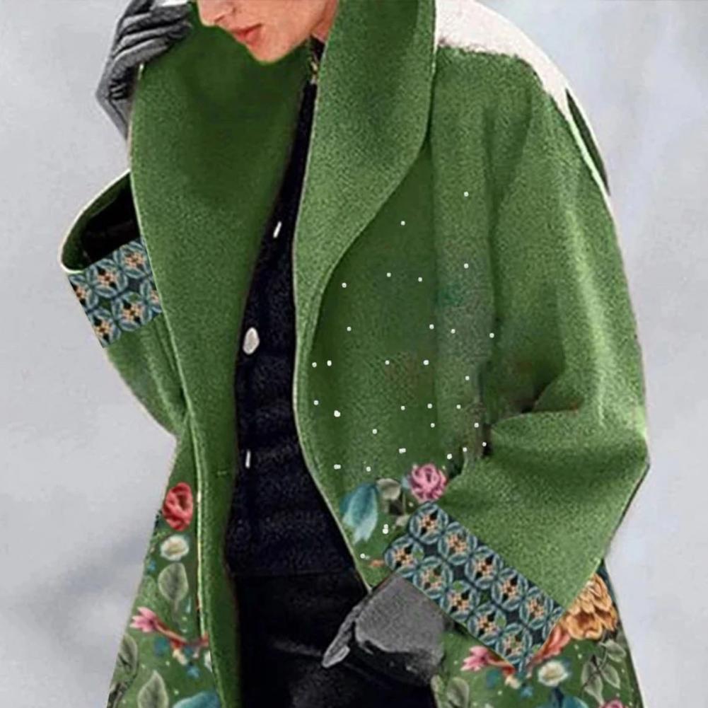 Aurelia | Płaszcz women kwiatowy