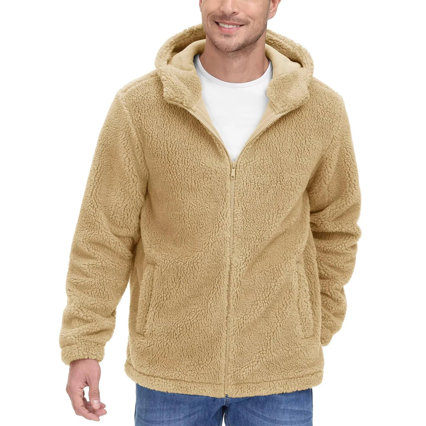 Mathis | Bluza polarowa męska z kapturem