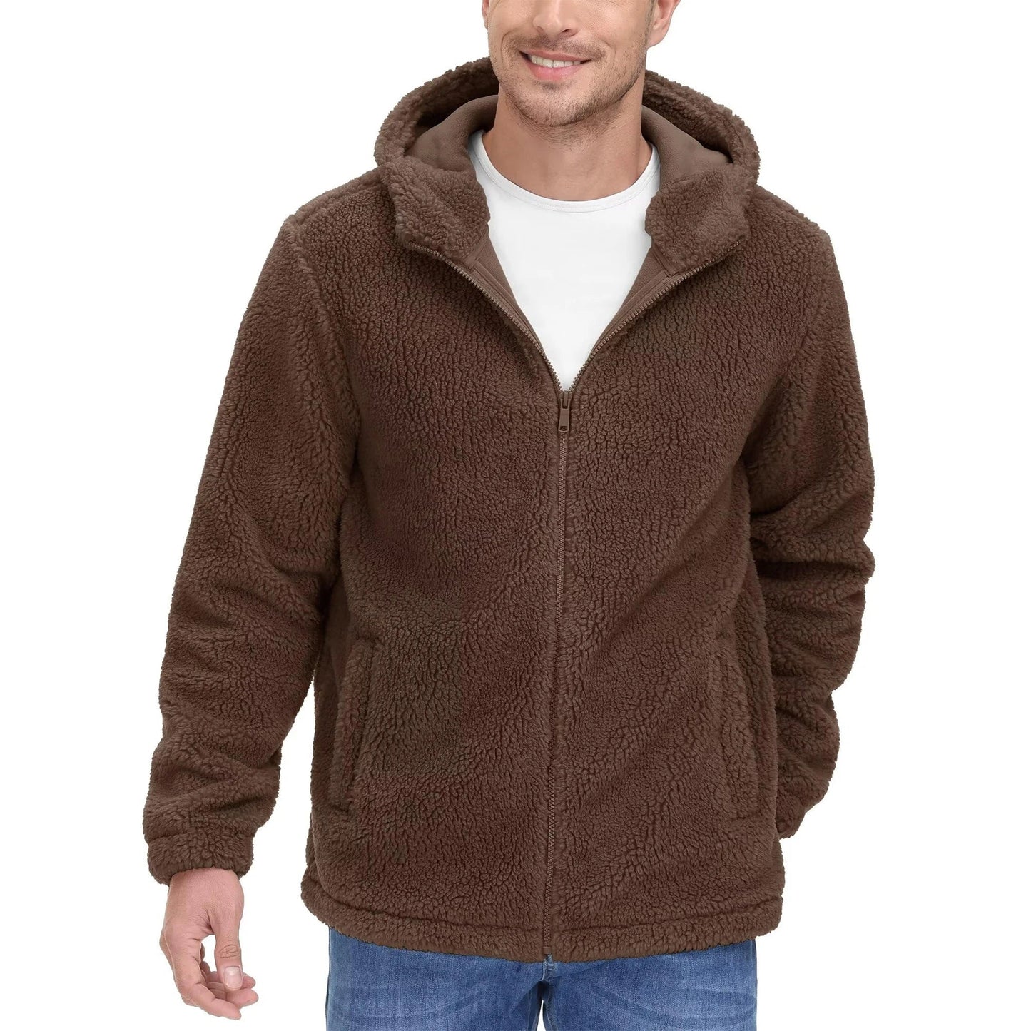 Mathis | Bluza polarowa męska z kapturem