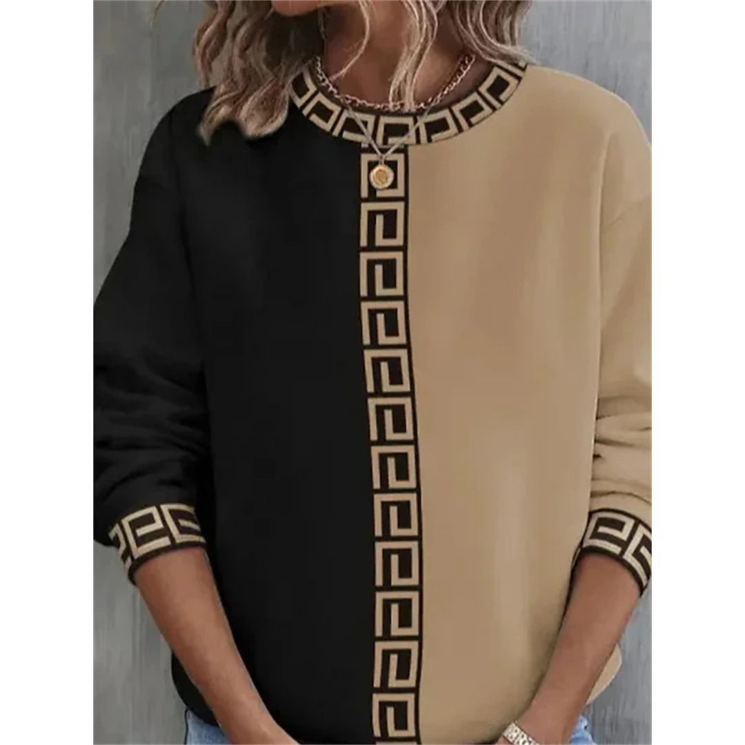 Bożena | Sweter damski z okrągłym dekoltem