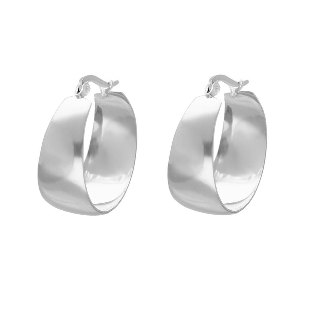 Lucyna - Kolczyki hoop statement – efektowny styl