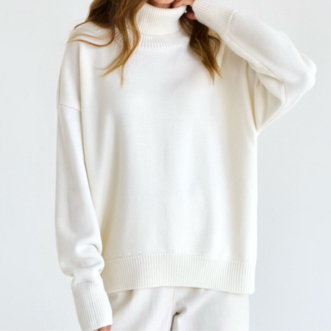 Kinga | Sweter damski z golfem