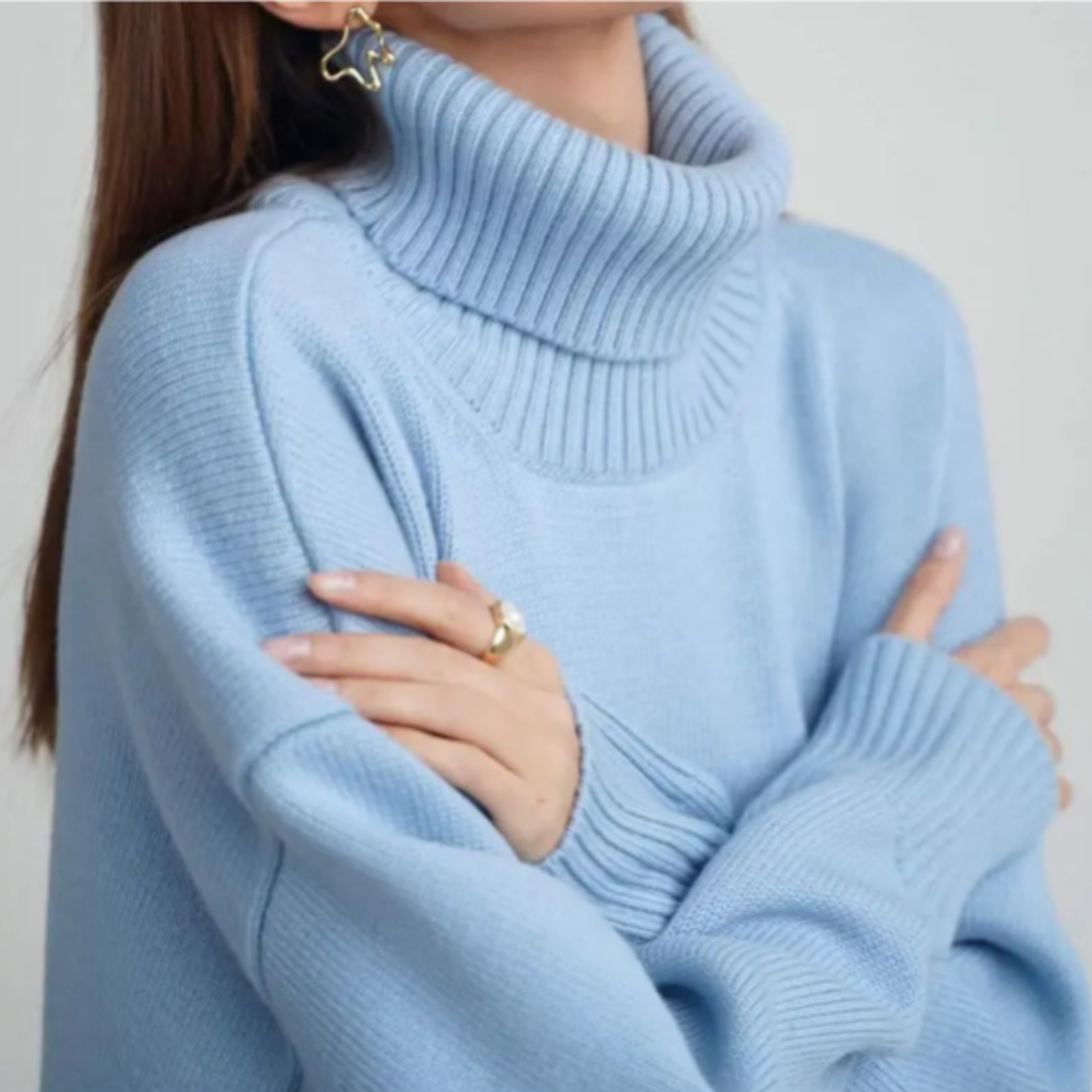 Kinga | Sweter damski z golfem