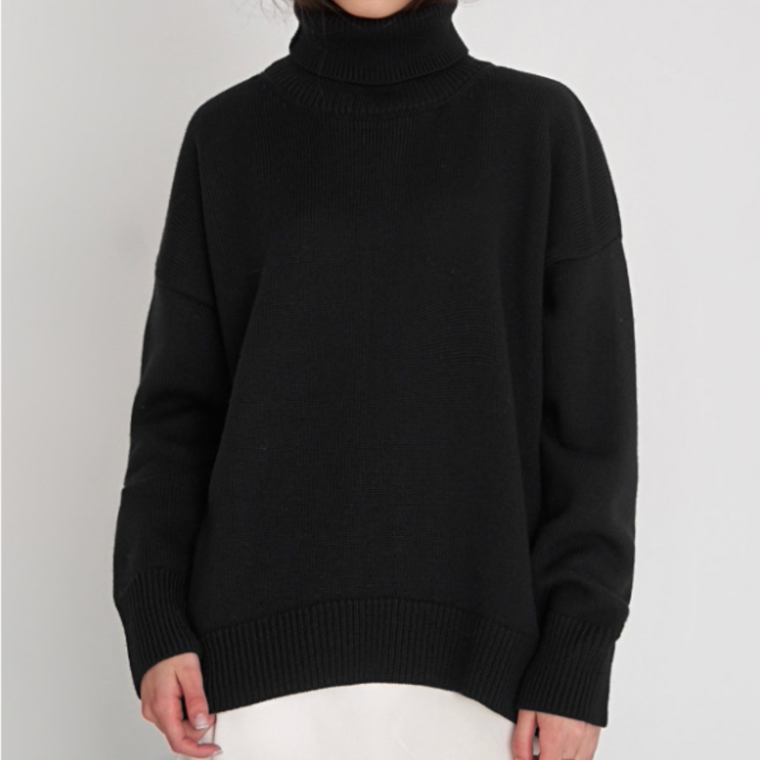 Kinga | Sweter damski z golfem