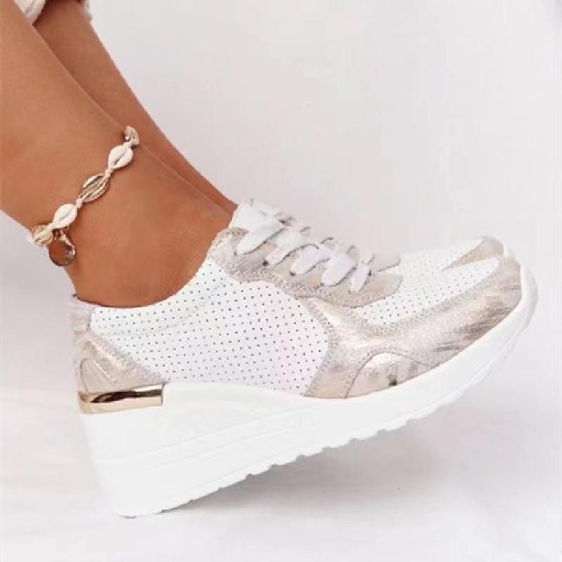 Damskie sneakersy z elastyczną podeszwą i nowoczesnym designem – stylowe wsparcie na każdy dzień