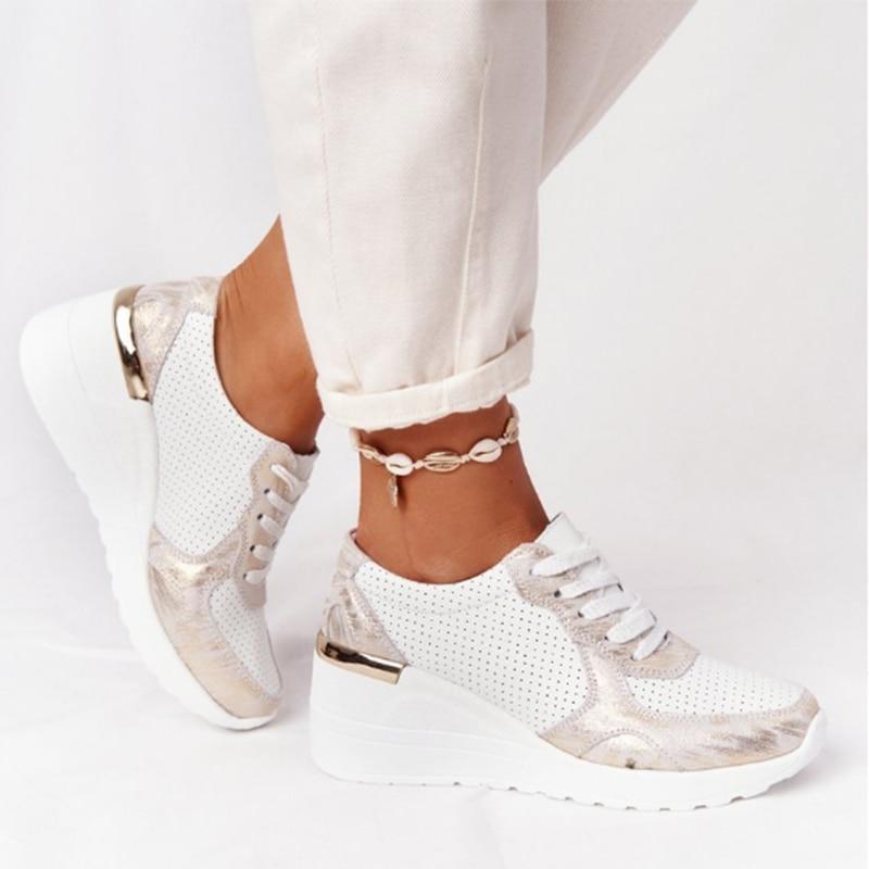 Damskie sneakersy z elastyczną podeszwą i nowoczesnym designem – stylowe wsparcie na każdy dzień